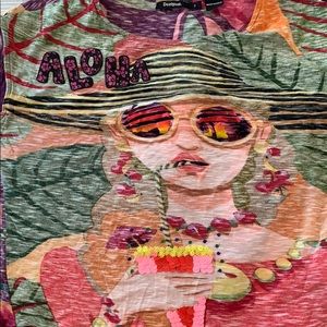 Desigual short sleeved shirt, embellished